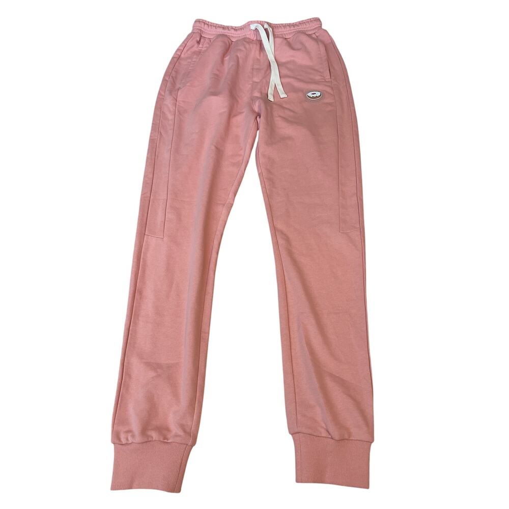 Eubi NWT Pink Signature Lounge Jogger Pants Donut Graphic M